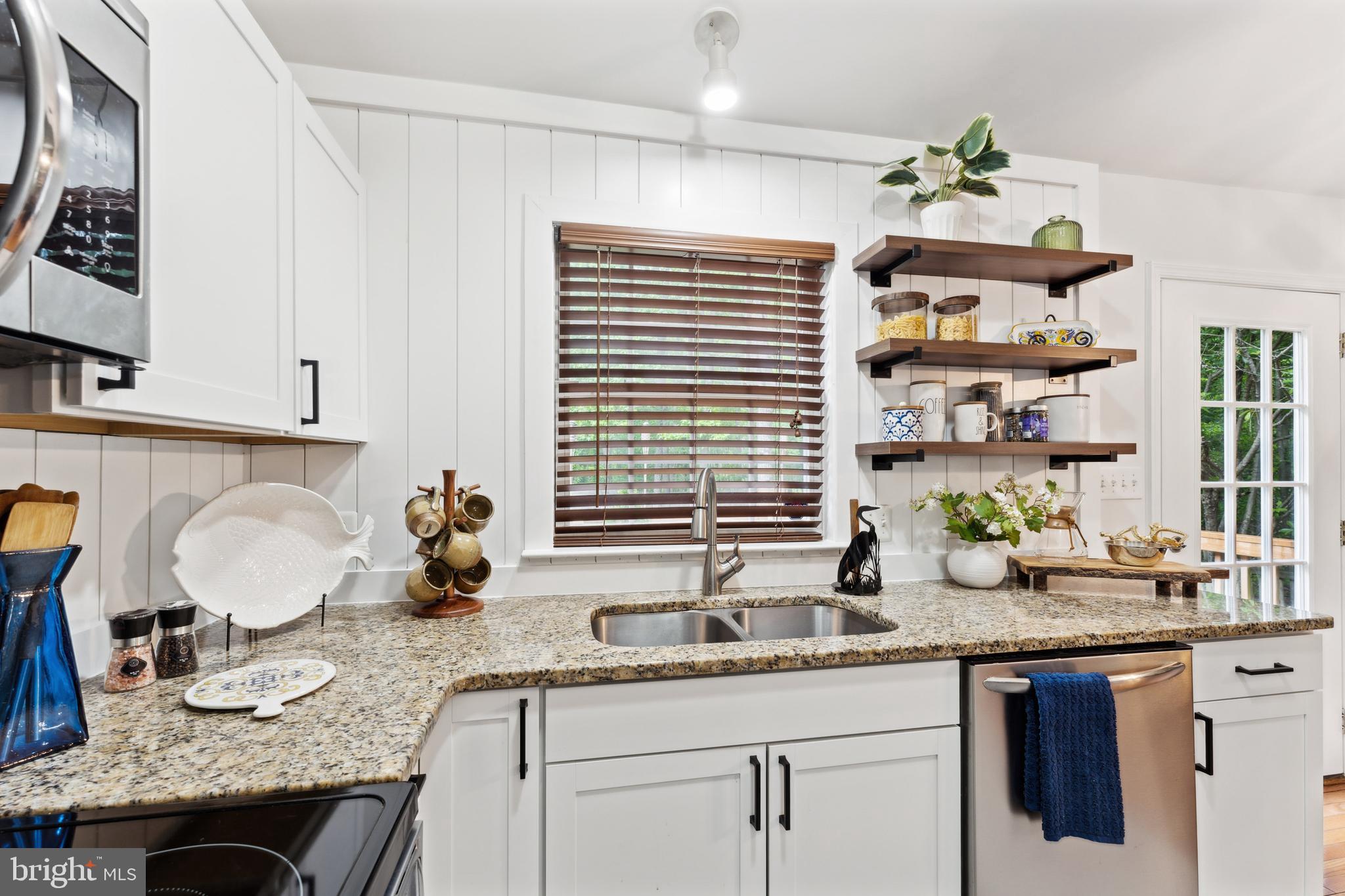 2513 Pittston Road Fredericksburg, VA 22408 - Photo 10 of 28 Kitchen w/ floating shelves & shiplap backspalsh