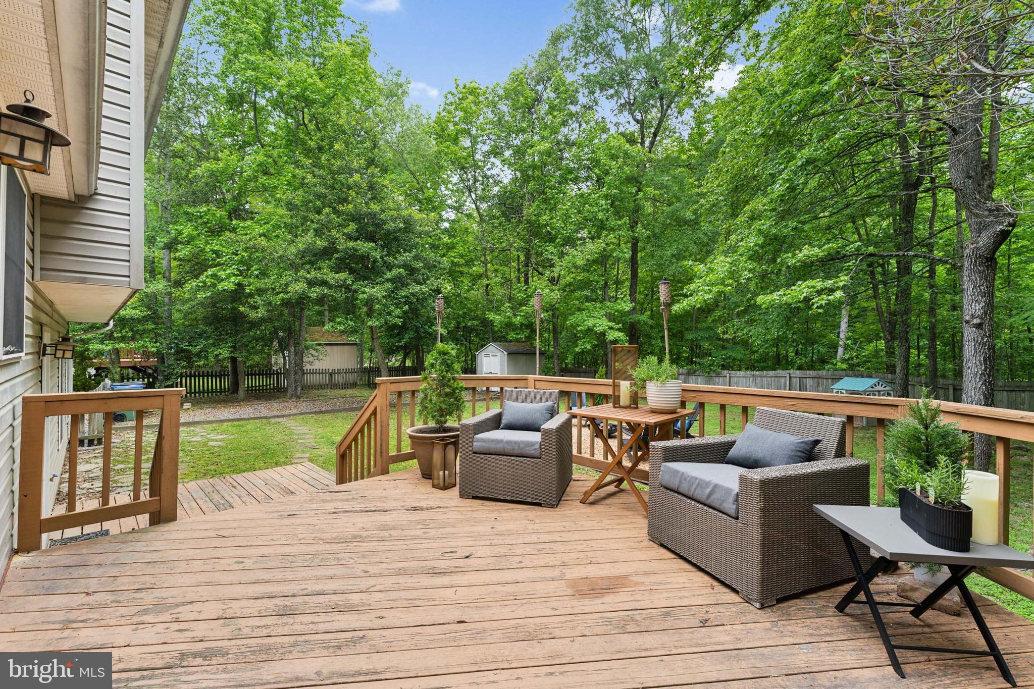2513 Pittston Road Fredericksburg, VA 22408 - Photo 19 of 28 Beautiful backyard w/ dual decks