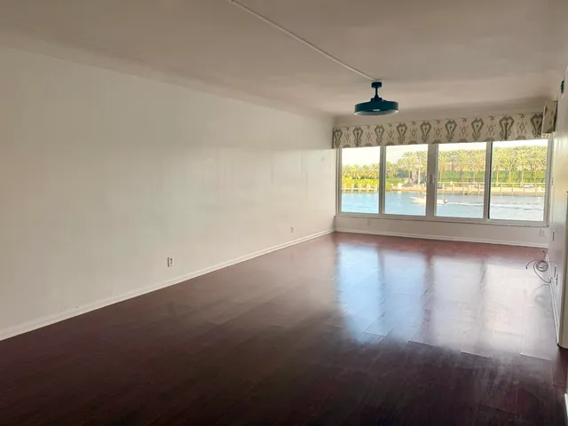 a view of a lake and outdoor space