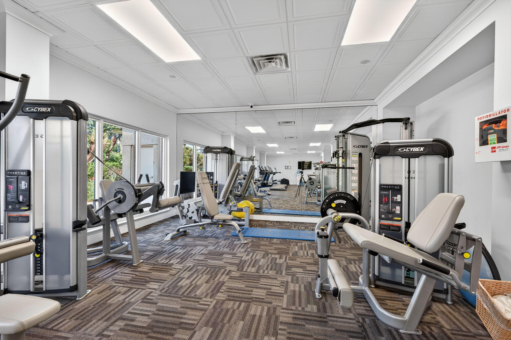 4301 North Ocean Boulevard, Unit 1206 Boca Raton, FL 33431 - Photo 45 of 71 a view of a room with gym equipment