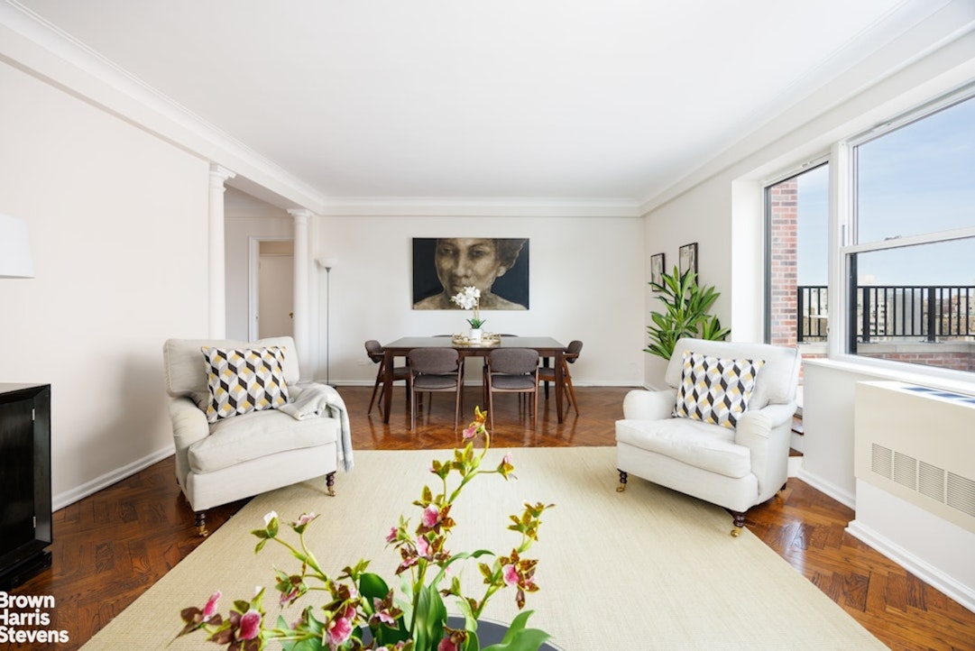 710 Park Avenue, Unit PH20B Manhattan, NY 10021 - Photo 3 of 20 a living room with furniture and a couch