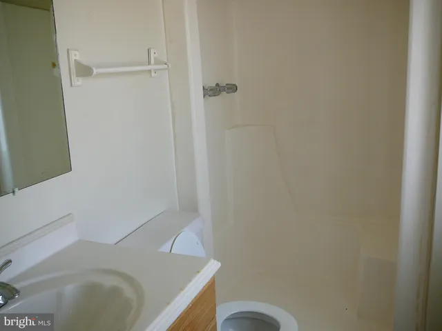 a bathroom with a sink and toilet