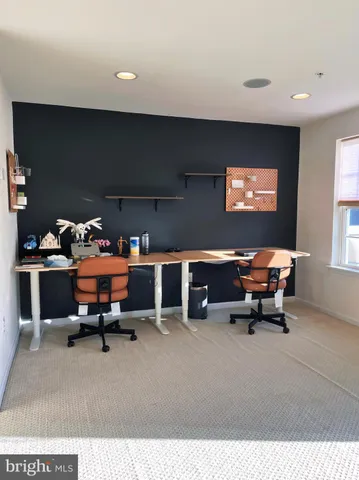 a outdoor space with furniture