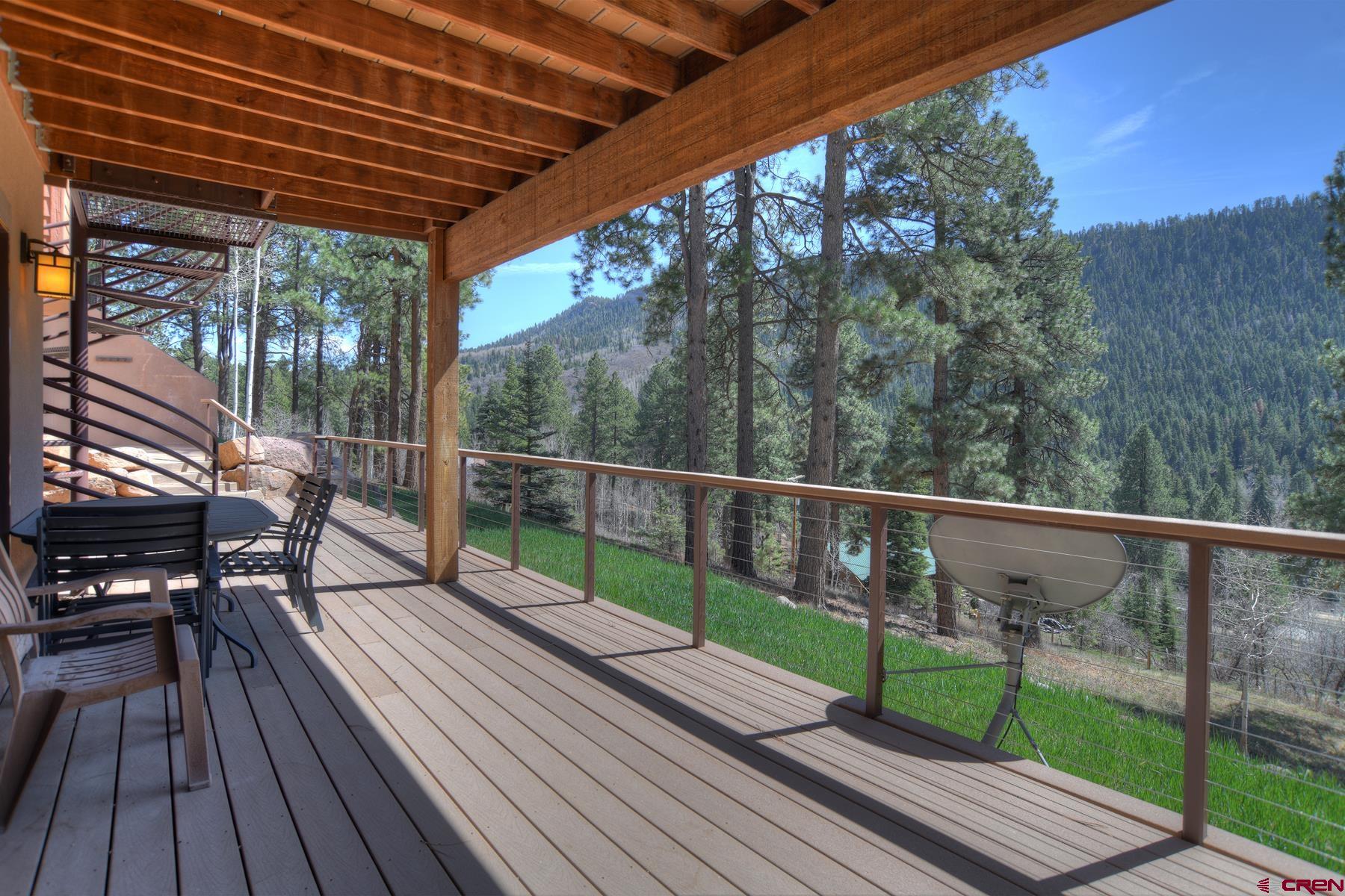95 Puma Place Durango, CO 81301 - Photo 39 of 45 a view of balcony with wooden floor