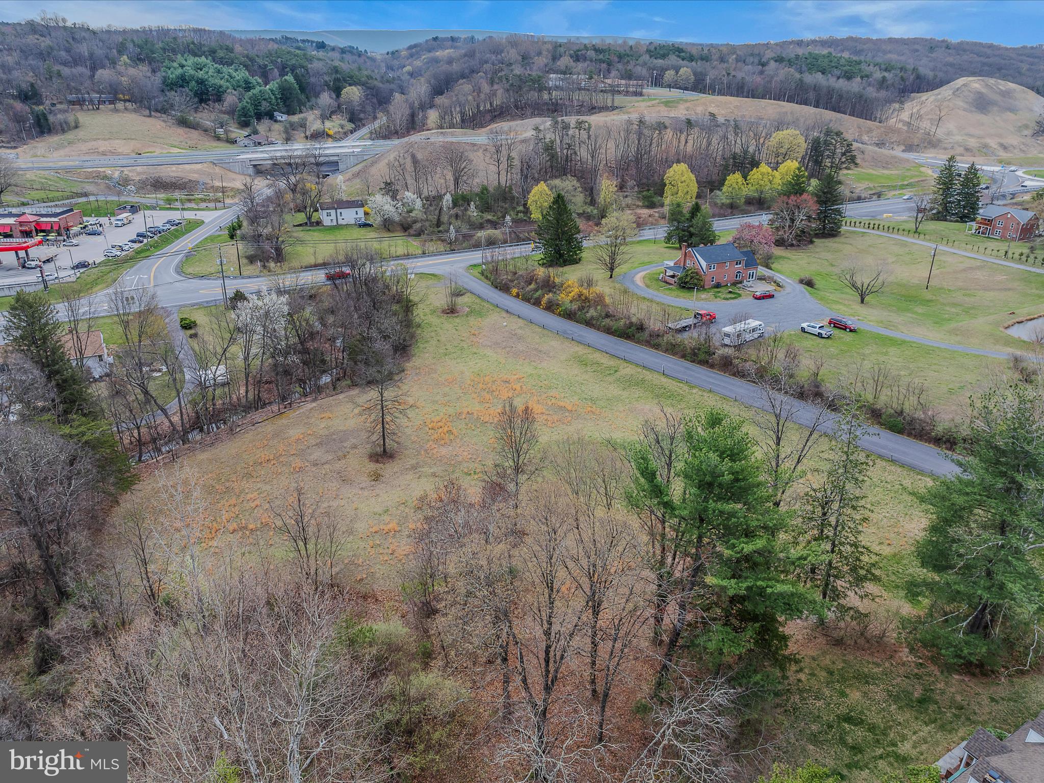 2218 Valley Road Berkeley Springs, WV 25411 - Photo 15 of 32 an aerial view of house with yard