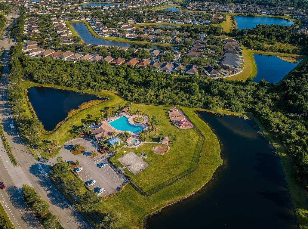 13561 Fladgate Mark Drive Riverview, FL 33579 - Photo 53 of 65 an aerial view of a house