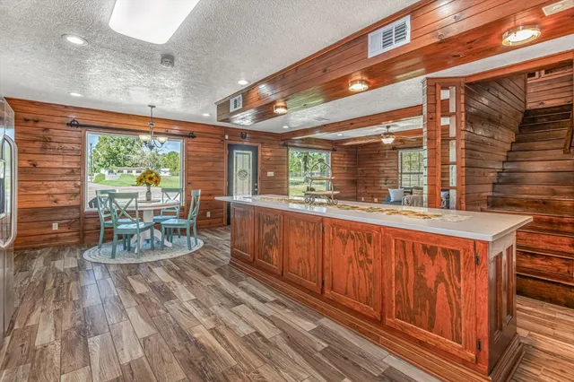 a view of a hallway with closet
