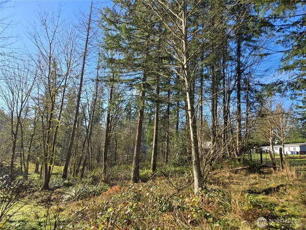 a view of outdoor space with garden