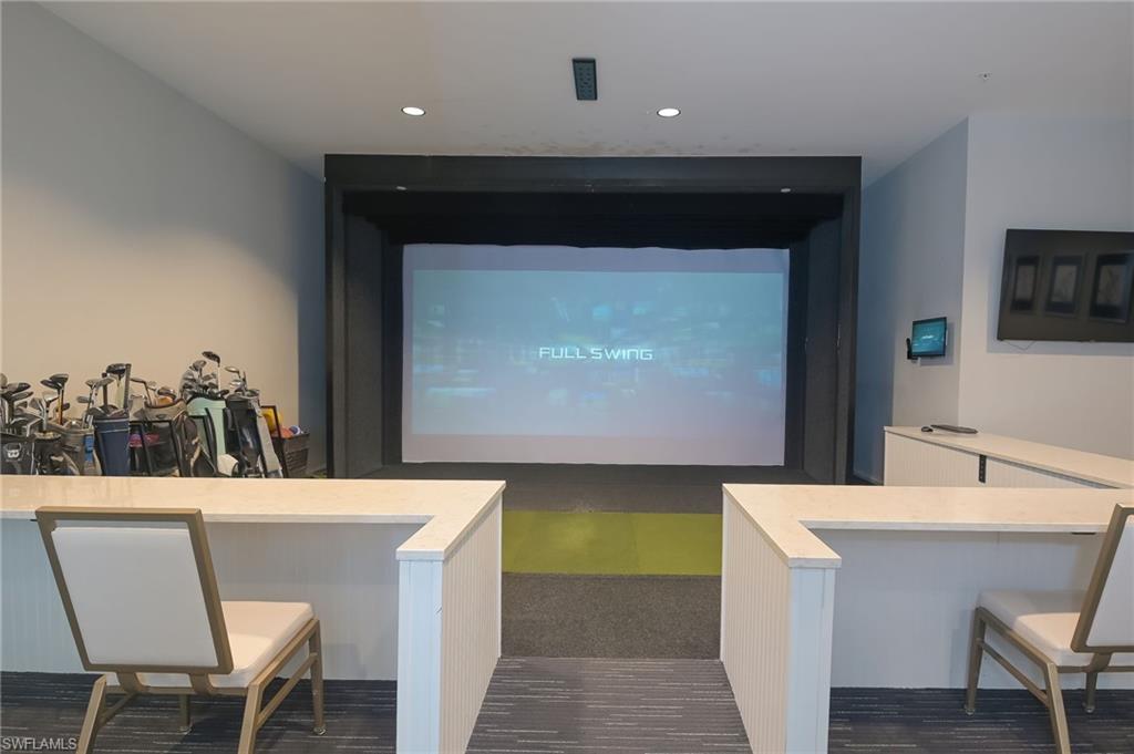 5686 Mayflower Way, Unit 702 Ave Maria, FL 34142 - Photo 43 of 50 Golf & Game Simulator located in The Grand Hall