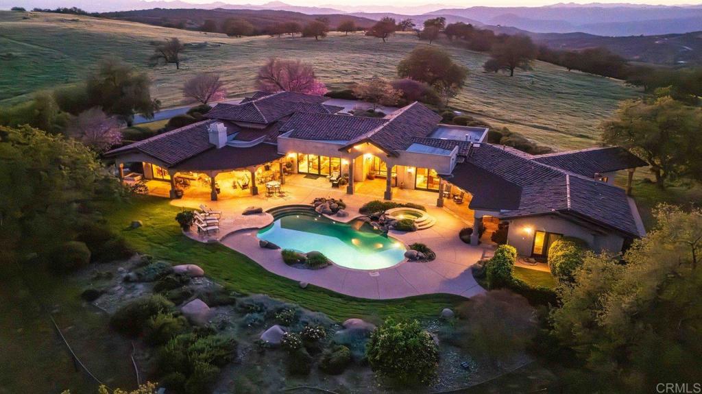 20655 Sutherland Dam Road Ramona, CA 92065 - Photo 2 of 73 an aerial view of a house with a garden