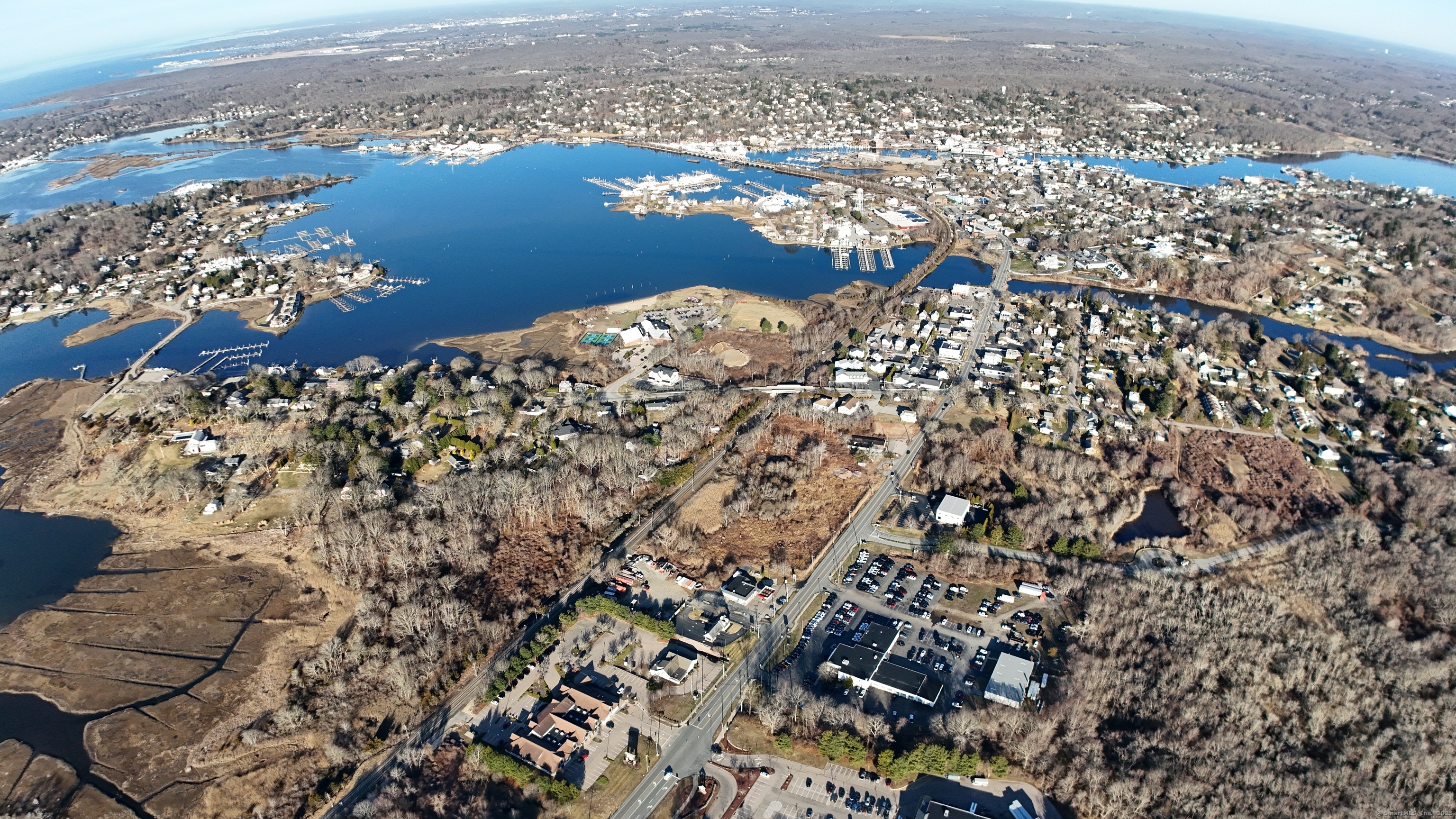 17 Old Stonington Road Stonington, CT 06378 - Photo 3 of 14 an aerial view of a residential houses with outdoor space
