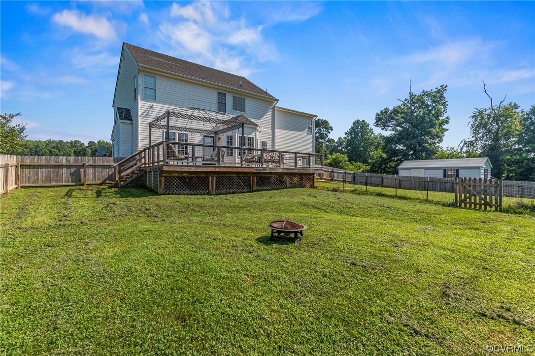 16211 River Road Chesterfield, VA 23838 - Photo 29 of 40 a view of a house with a big yard