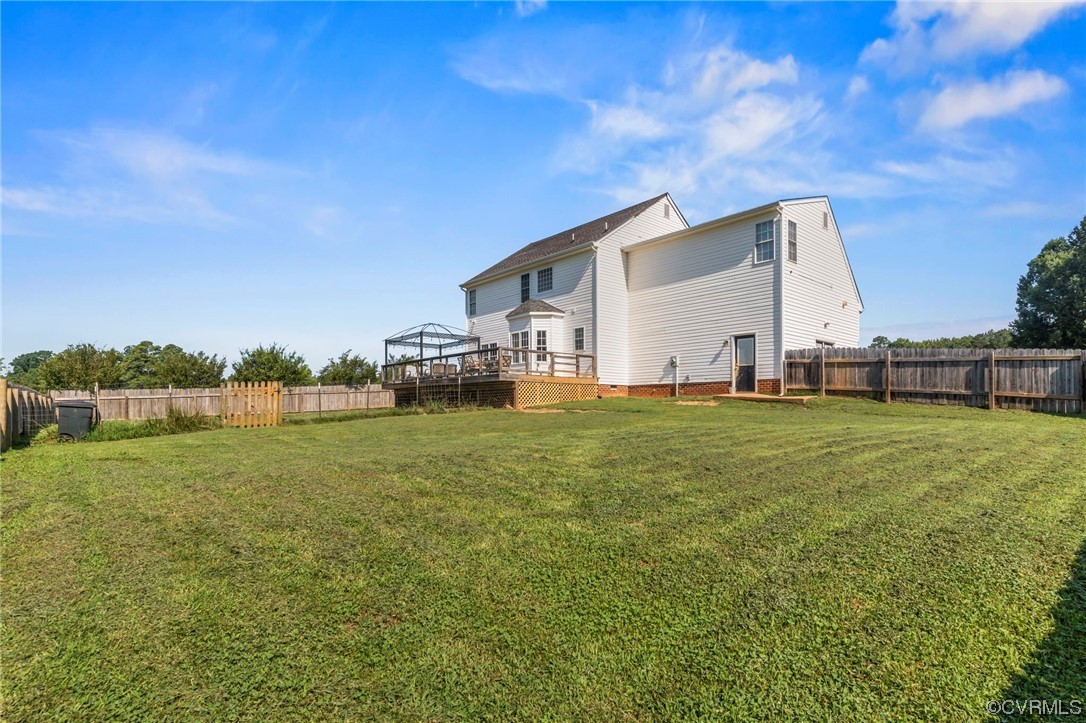16211 River Road Chesterfield, VA 23838 - Photo 34 of 40 a view of a house with a big yard