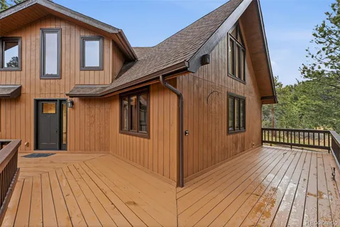 a view of a house with wooden floor
