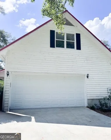 a backyard of a house