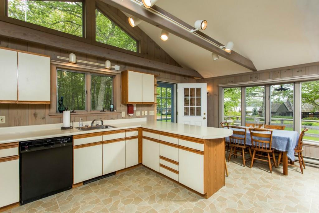 5 East Tibbets Road East Boothbay, ME 04544 - Photo 10 of 35 The eat-in kitchen, with Formica...