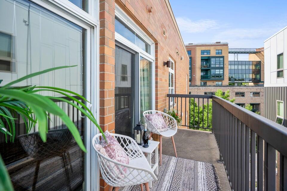 1905 North Water Street, Unit 401 Milwaukee, WI 53202 - Photo 34 of 43 Private & Spacious Balcony