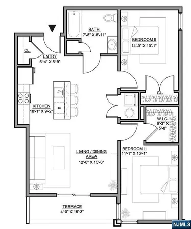 $3,150 | 487 Market Street, Unit 203, Saddle Brook, NJ 07663