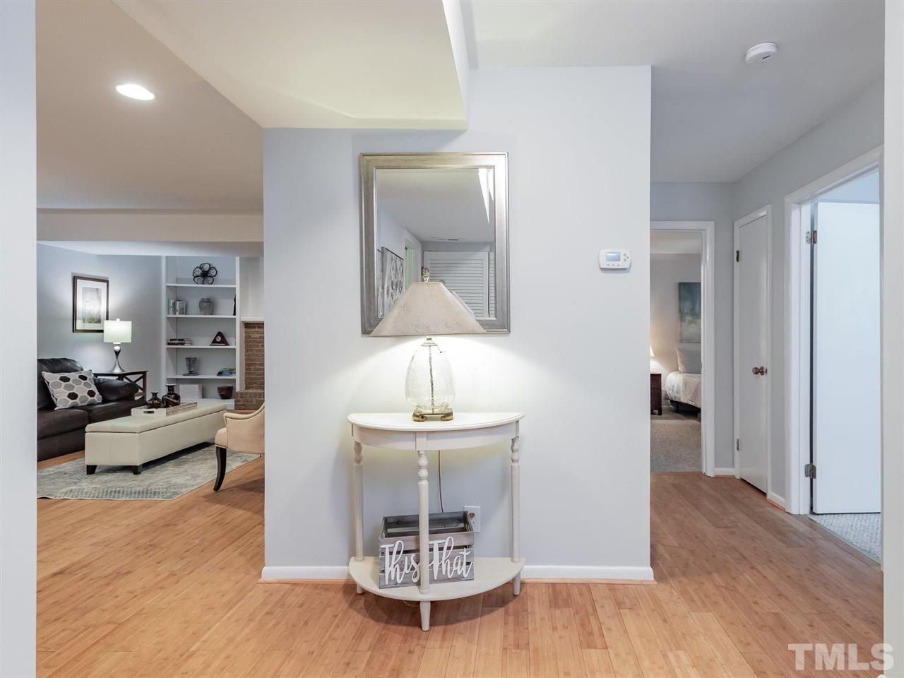 3086 Colony Road, Unit B Durham, NC 27705 - Photo 13 of 27 a living room with furniture and a wooden floor