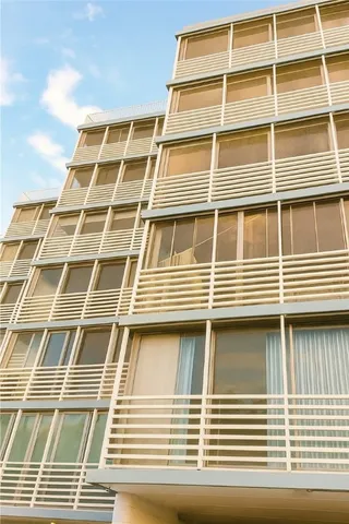 a front view of a building