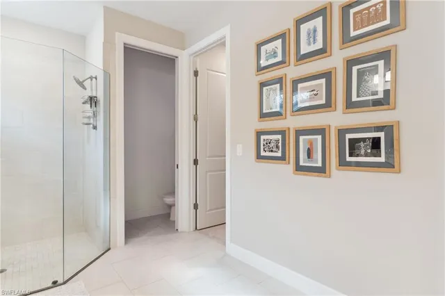 a view of an front door