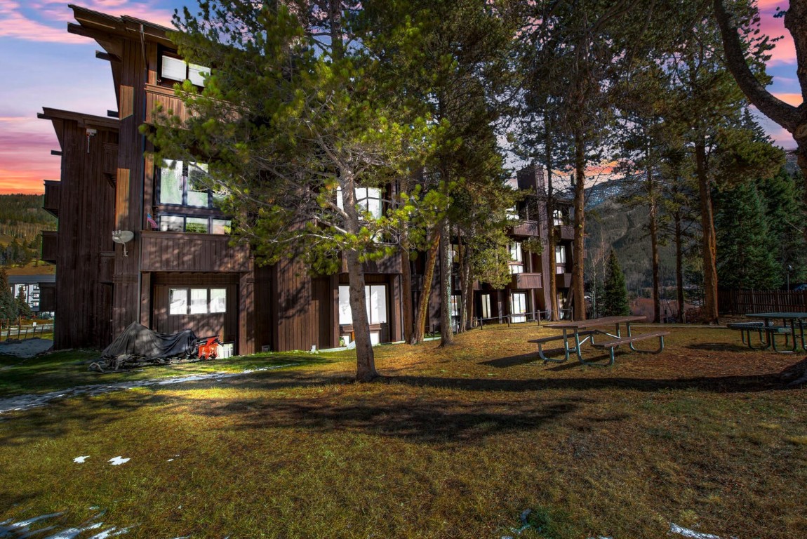 78 Guller Road, Unit 201 Copper Mountain, CO 80443 - Photo 3 of 41 a front view of a building with trees