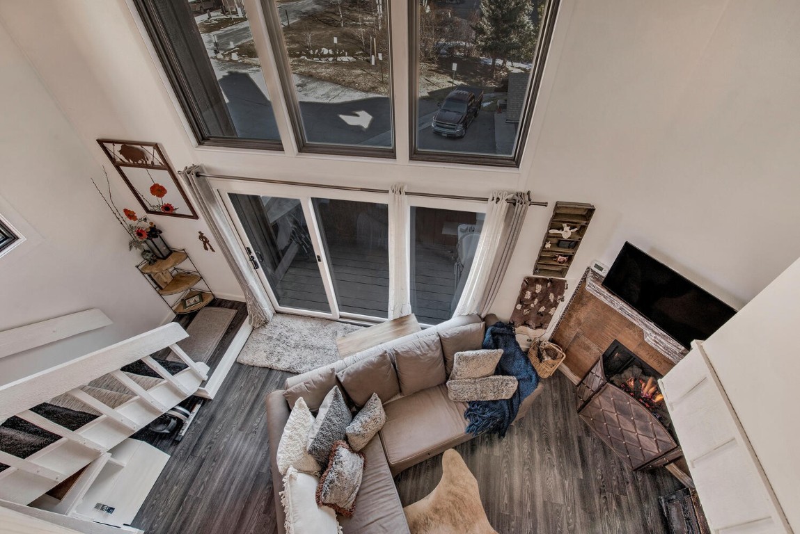 78 Guller Road, Unit 201 Copper Mountain, CO 80443 - Photo 8 of 41 view of living room with furniture and flat screen tv