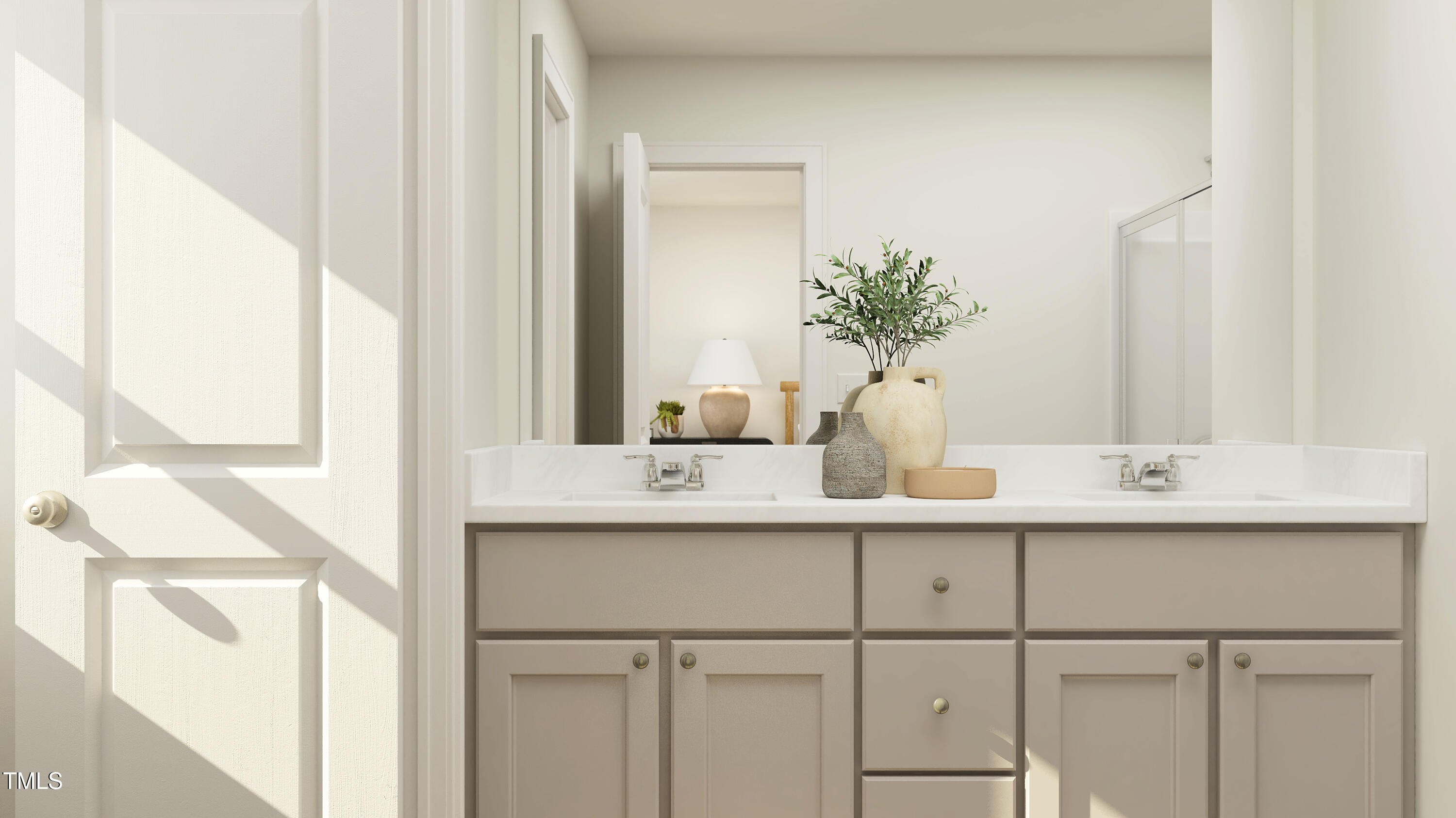 2948 Hickory Fld Drive Raleigh, NC 27616 - Photo 16 of 19 a bathroom with a sink and a mirror