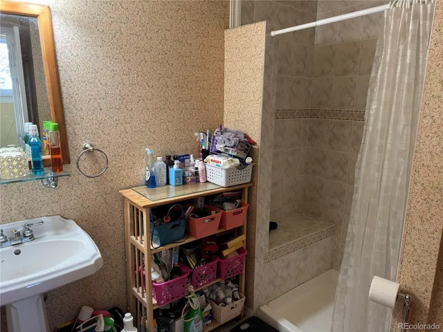 a view of hallway with window