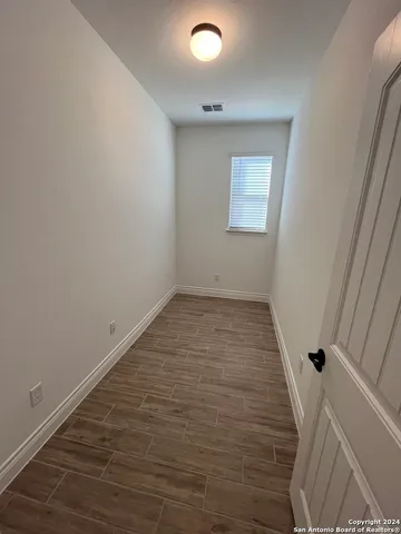 wooden floor in a room