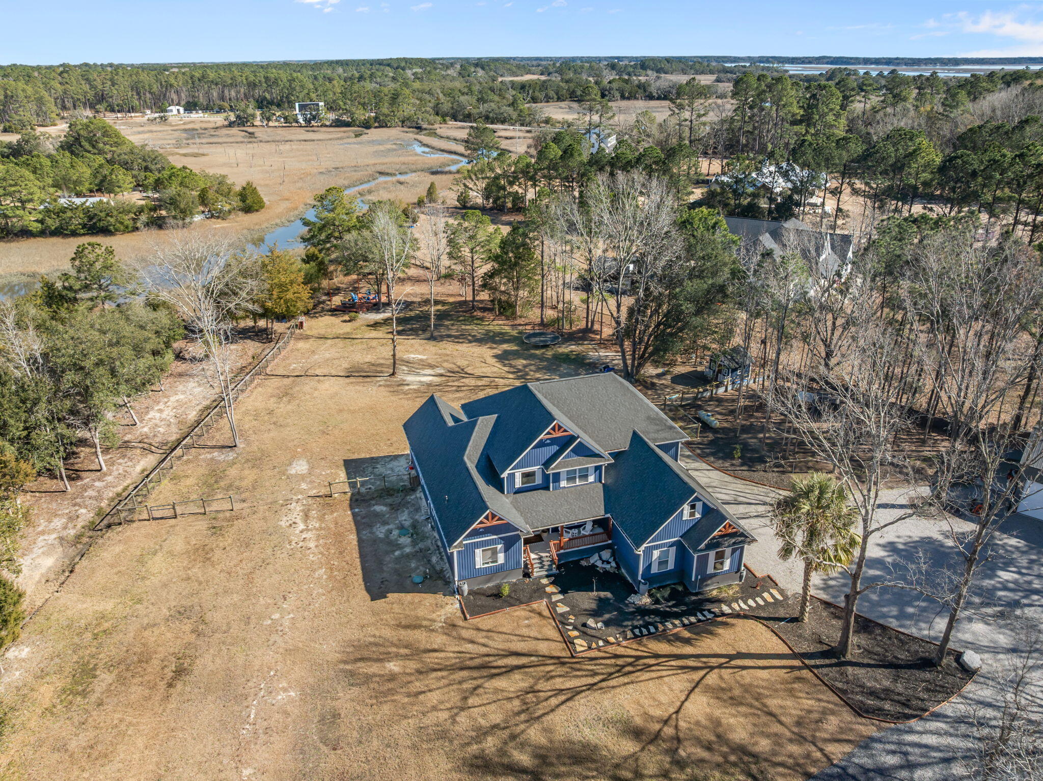 4802 Walking Horse Road Meggett, SC 29449 - Photo 39 of 44 Drone view