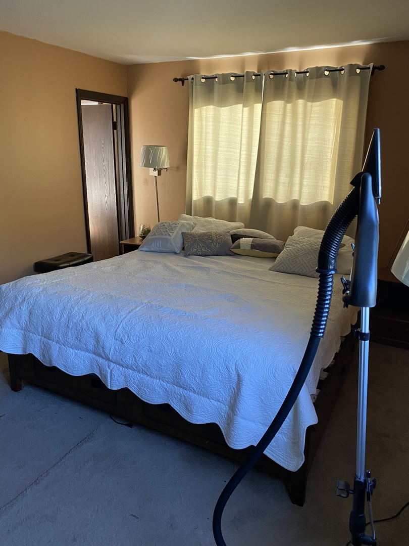 100 Michigan City Road Calumet City, IL 60409 - Photo 10 of 12 a bedroom with a bed and a mirror