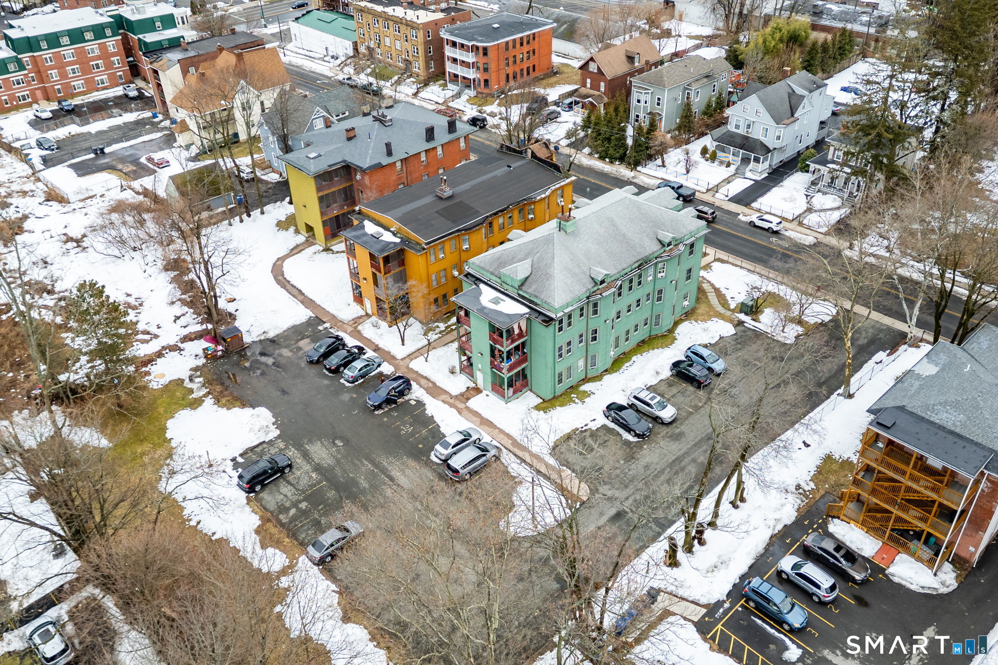 36-38 Capen Street, Unit 2B Hartford, CT 06120 - Photo 23 of 25 an aerial view of a house with a ocean view