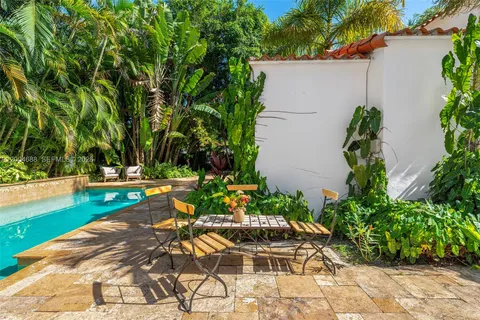 a view of yard with patio