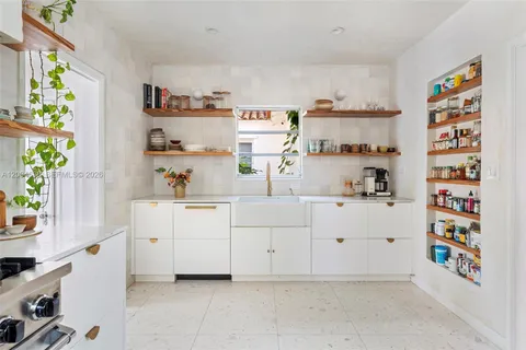 a room with storage and utility