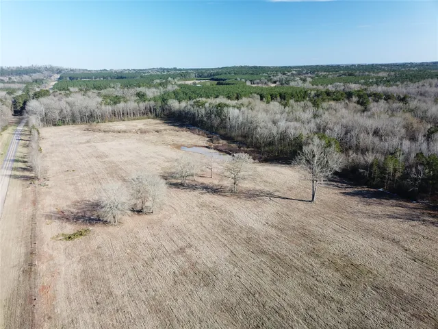 a view of a road with an ocean view