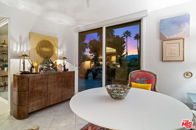 a view of a house with a mountain