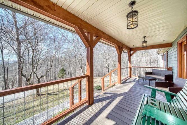 2912 Gribble Edwards Road Hayesville, NC 28904 - Photo 4 of 46 8x24 front porch rebuilt 2021