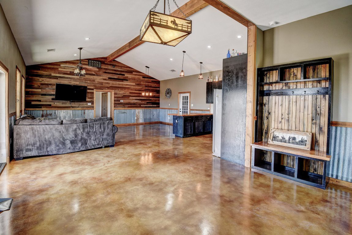 603 Watterson Road, Unit B AND C Bastrop, TX 78602 - Photo 25 of 40 a view of a livingroom with furniture and kitchen view