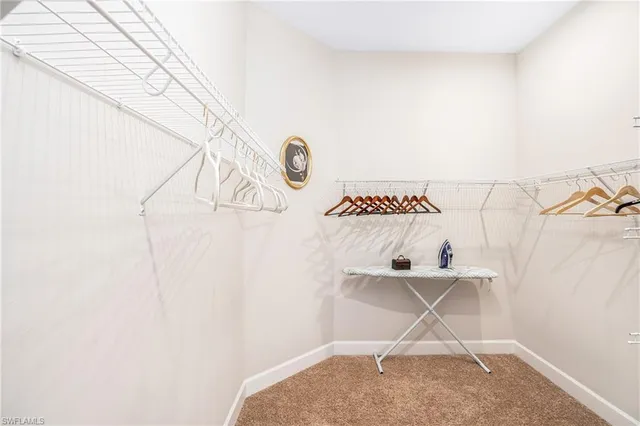 a room with a window and a table