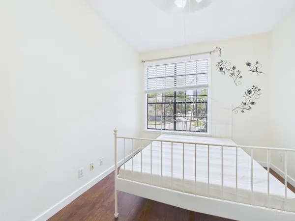 a view of wooden floor in a room