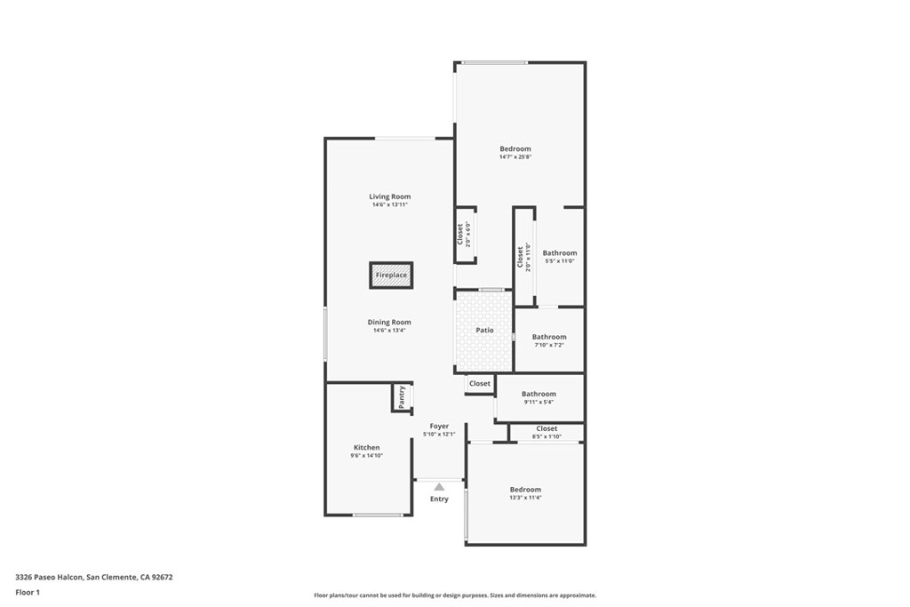 3326 Paseo Halcon San Clemente, CA 92672 - Photo 2 of 28 a picture of floor plan