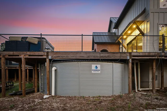 a view of a house with a deck