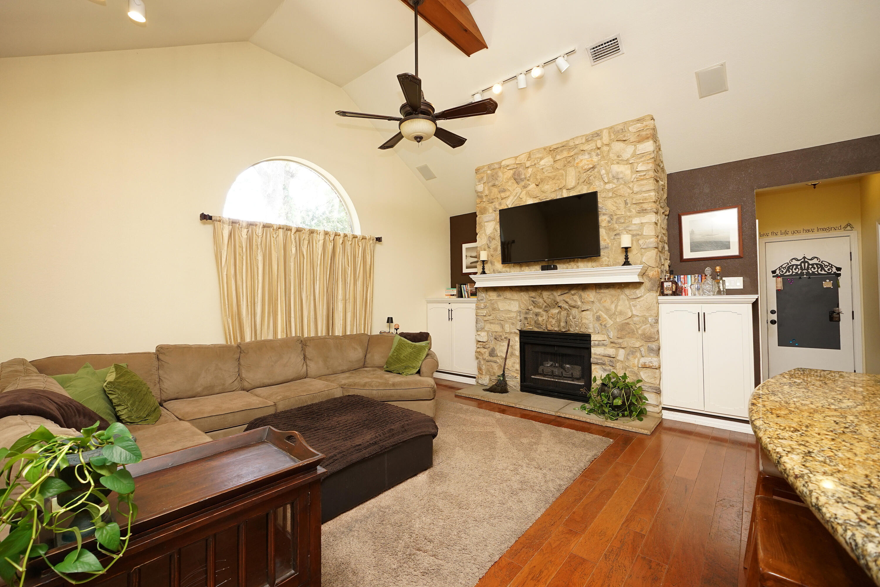 941 Ruckel Drive Niceville, FL 32578 - Photo 28 of 57 a living room with furniture fireplace and flat screen tv