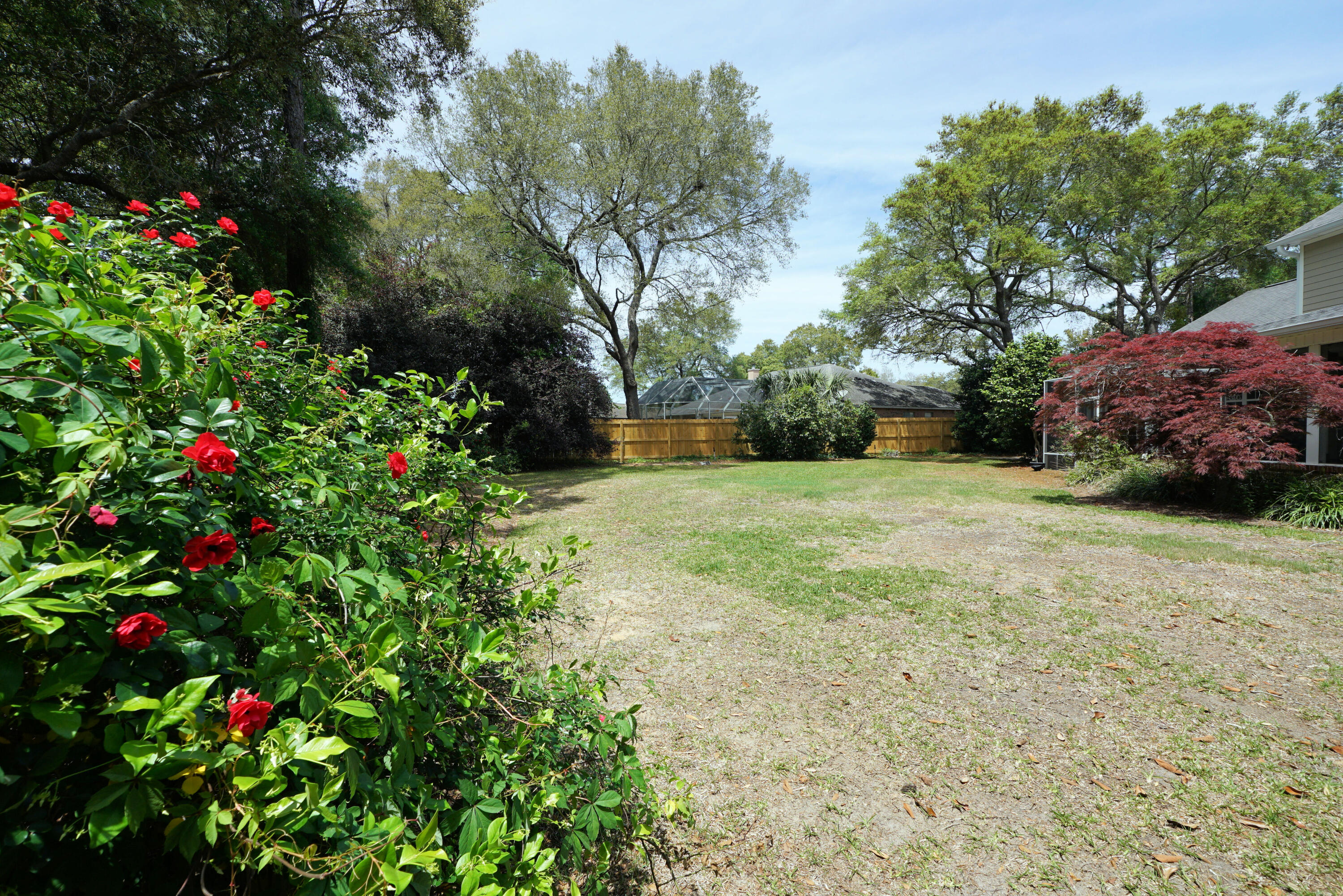 941 Ruckel Drive Niceville, FL 32578 - Photo 55 of 57 a view of a garden with flowers and trees