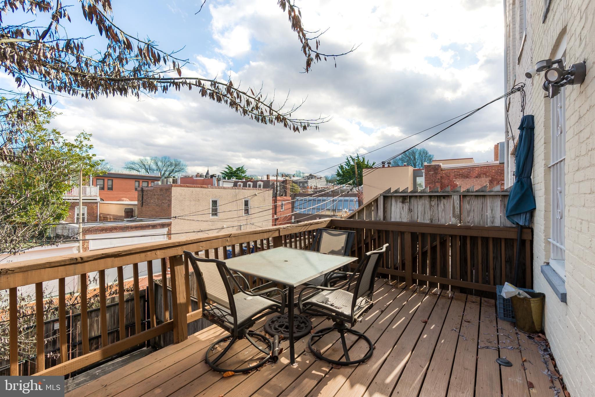 127 11th Street Northeast, Unit C Washington, DC 20002 - Photo 16 of 39 Private Deck