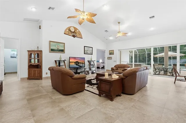 a view of small space with racks on the wall