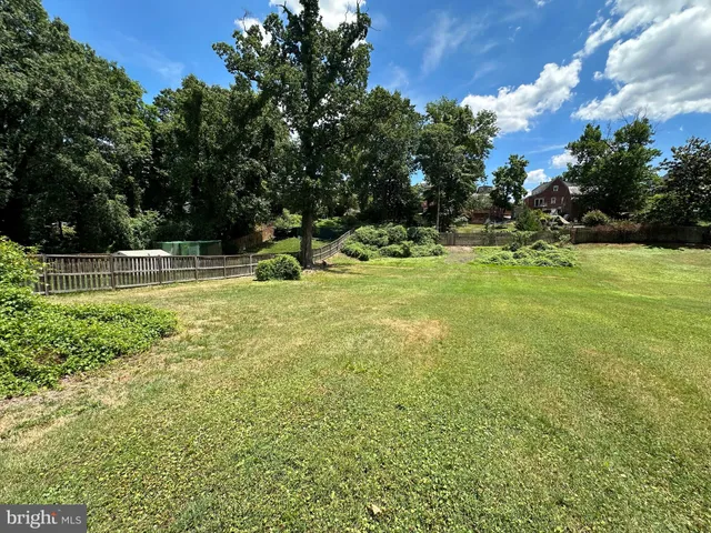 a view of yard with green space