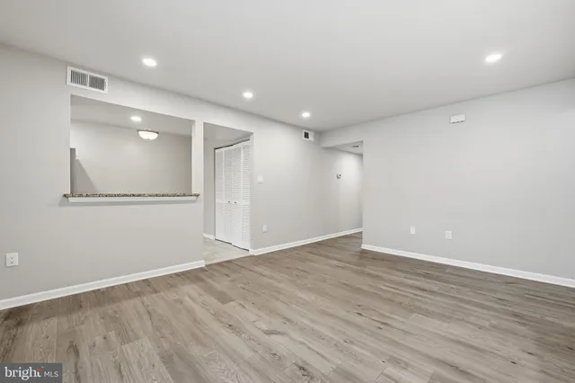 a view of an empty room