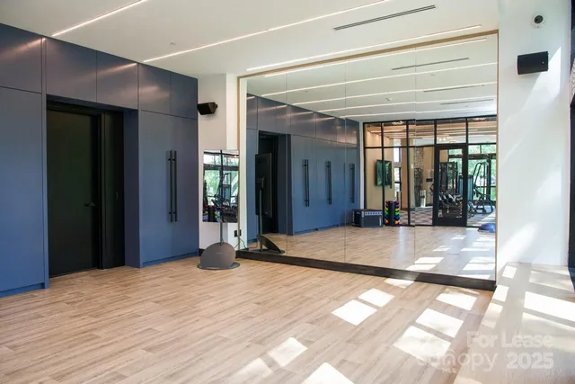 a view of an empty room